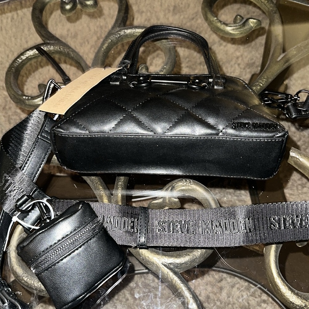 Steve Madden❤️ Bkola satchel / crossbody / shoulder bag with Airpod case. NWT - Picture 6 of 8